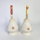 Lipper   Mann Pixieware Jolly Flower Girls Pepper Shaker 1950s Holt Howard Era