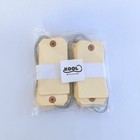 Wired Tags  5 Manilla Inventory Cardstock Hanging Tag 100 Pk 4-3 4  X 2-3 8  New