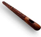 Wooden Flute Basuri Hand Carved Lord Krishna Bansuri Musical Instrument