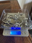 925 Silver Jewelry Platinum Plated Lot 78g Scrap Sell Wear Ring Size8 Not Tested