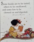 Mary Engelbreit Handmade Magnet-some Books Are To Be Tasted