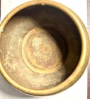 Antique Imperial Russian Hammered Brass Bowl - H  5  W  5 5 