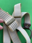 Mens Unisex Striped Style Adjustable Six Button Holes Suspenders Braces