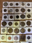 Lot L4 110 World Coins- 1 5 Inch Flips- Mixed Collection Includes  5    8 Silver