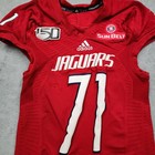 South Alabama Jaguars Game Worn Jersey 2xl  71 150th Year Sun Belt Adidas