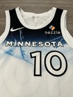 Minnesota Timberwolves Mike Conley City Game Worn Used Jersey 1 2 25 Rare Loa