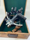 Nautical 9  Solid Aluminium Tamaya Sextant With Wooden Box Working Navigational