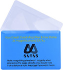 4 Pack Wallet Magnifier Card Plastic Pocket Credit Card Size Magnifying Glass Fo