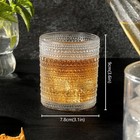 Cocktail Glasses 10 Oz Set Of 2  Glass Hobnail Drinking Glasses  Vintage Glas   