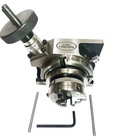 Rotary Table Horizontal And Vertical 4  100mm With 3 Jaw 65 Mm   Chuck Backplate