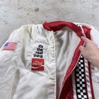 Vintage 80   s Coca-cola Full Zip Jacket Talon Zipper White Red Black