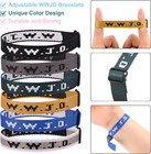 Bracelet Pack For Women And Men Christian Jesus Bracelets Adjustable Wwjd Brack