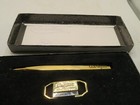 Custom Pen Keychain Set Personalized Ballpoint Pen Gold Tone  Keychain Gift