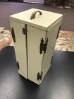 Primitive Sewing Thread Spool Caddy Wood Box Handmade Vtg Carrying Case Storage