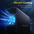 Goldenmate 1000va 600w Lifepo4 Ups Battery Backup Pure Sine Wave White For Pc