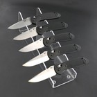 Onfireguy Clear Acrylic 5 Tier Knife Display Stand