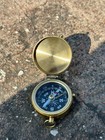 Antique Military Nautical Compass Brass Vintage Wwii Military Pocket Compass