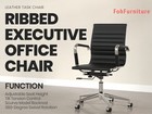 Mid-back Leather Task Pu Leather Executive Office Chair For Conference And Hotel