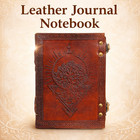 Leather Journal Handmade 7x5   Vintage Diary Notebook Double Lock 200 Blank Page