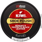 Kiwi Black Shoe Polish Leather Care 2 Tins 32g 1 13oz Shines Renews   Protects
