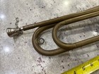Vintage U s  Regulation Made In Usa Brass Bugle With Mouthpiece  