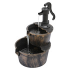 27  Tall Bird Bath 2-tier Pedestal Outdoor Fountain Garden Patio Backyard D  cor
