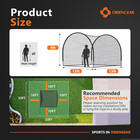 Baseball Batting Cage 13 20 30ft For Backyard  Baseball Training Equipment Netti