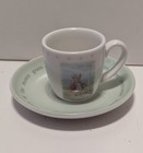 Pottery Barn Kids Mini Teacup Saucer Beatrix Potter 2010 Fw  co 2  Tea 