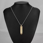 Bullet Urn Necklace For Pet human Ashes Memorial Cremation Keepsake Jewelry