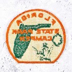 Vintage Florida State Park Camper Patch     Alligator Camping Souvenir     Sew-on