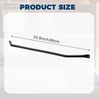 4pcs 33 8  Wall Mount Horse Blanket Bar  Steel W  Hardware For Barn Tack Stall