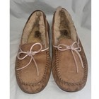Ugg Women   s Size 10 Beige Dakota Moccasin Sheepskin Slippers Sn 5612 