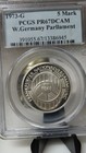 Germany Proof Silver 1973 G 5 Mark Parliament Ngc Pf Pr67 Top Graded Km 137  7 