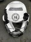 White Martial Arts Gear Head Hand Feet Guard Taekwondo Karate Sparring Foam Set
