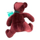 Vintage Russ Berrie  razzles  Burgundy Bear - A Royal Winterfest 6  Plush W  Tag