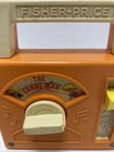1978 Vtg Fisher Price Wind Up Music Box Radio Orange Works