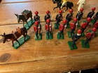 Vtg Lot Of  24  British Colonial India Army Painted Lead Soldiers   Horses