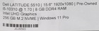 Dell Latitude 5510   I5-10310u   1 6ghz   8gb Ddr4   256gb M2   Win 11 Pro