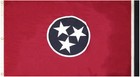 Heavy Cotton 5 x8  Tennessee State Huge Large Flag - Embroidered Sewn Details