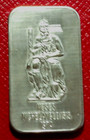 1974 Michelanglo s Moses Bar-u s s c  1 Troy Oz 999 Fine Silver Low Mintage