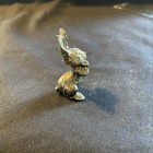 Whispering Pewter Bunny Rabbit 1980s Spoontiques Pewter Miniature Easter Bunny