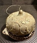 Antique Vintage Victorian  Door Bell  Pull Chain Brass  Cast Iron Works