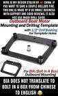 The Original Usa Made Outboard Boat Motor Mounting And Drilling Template