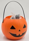 New Mini Halloween Bucket Filled With 18 Squishy Animals Fidget Fun Squishies
