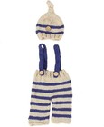 Newborn Photography Outfit  Crochet Knitted Costume Set  Baby Photo Shoot Props