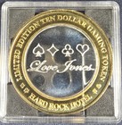 Hard Rock Hotel Las Vegas  10 Gaming Token  999 Silver Strike 0 6 Troy Oz