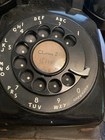 Vintage Western Electric Cd500 Bell System Black Rotary Desk Phone September1955