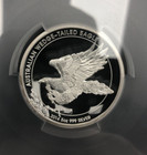 2014 Australia 5oz Silver High Relief Wedge Tailed Eagle Pcgs Pr70 Dcam Mercanti