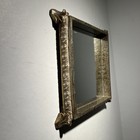 Vintage Ornate Gold Tone Mirror Tray 8x8    Vanity Jewelry Perfume Display