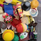 Vintage Toy Lot Junk Drawer Mixed Small Toys Figures Games Parts 1lb 2oz